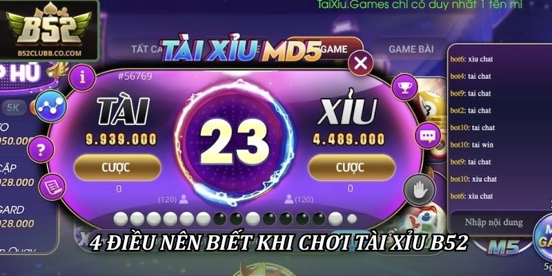 Luật Chơi Tài Xỉu B52Club - Hiểu Đúng Trước Khi Tham Gia 3 4 điều nên biết khi chơi tài xỉu B52
