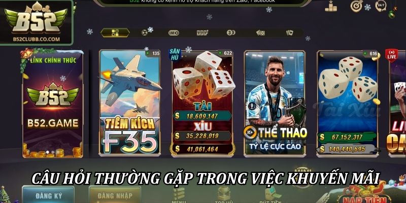 Câu hỏi thường gặp trong quá trình áp dụng khuyến mãi