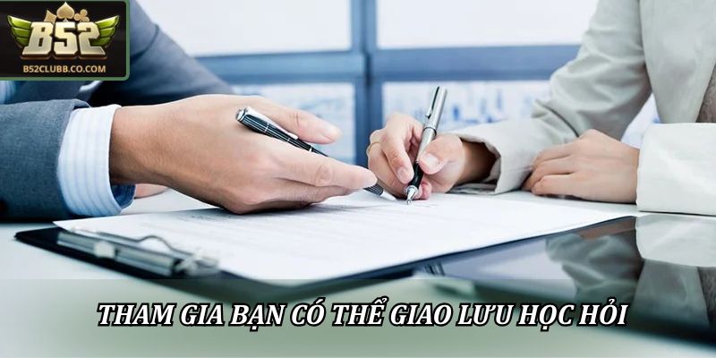 Miễn Trừ Trách Nhiệm B52Club: Quy Định Pháp Lý Cần Biết 2 Tham gia bạn có thể giao lưu học hỏi mẹo cá cược